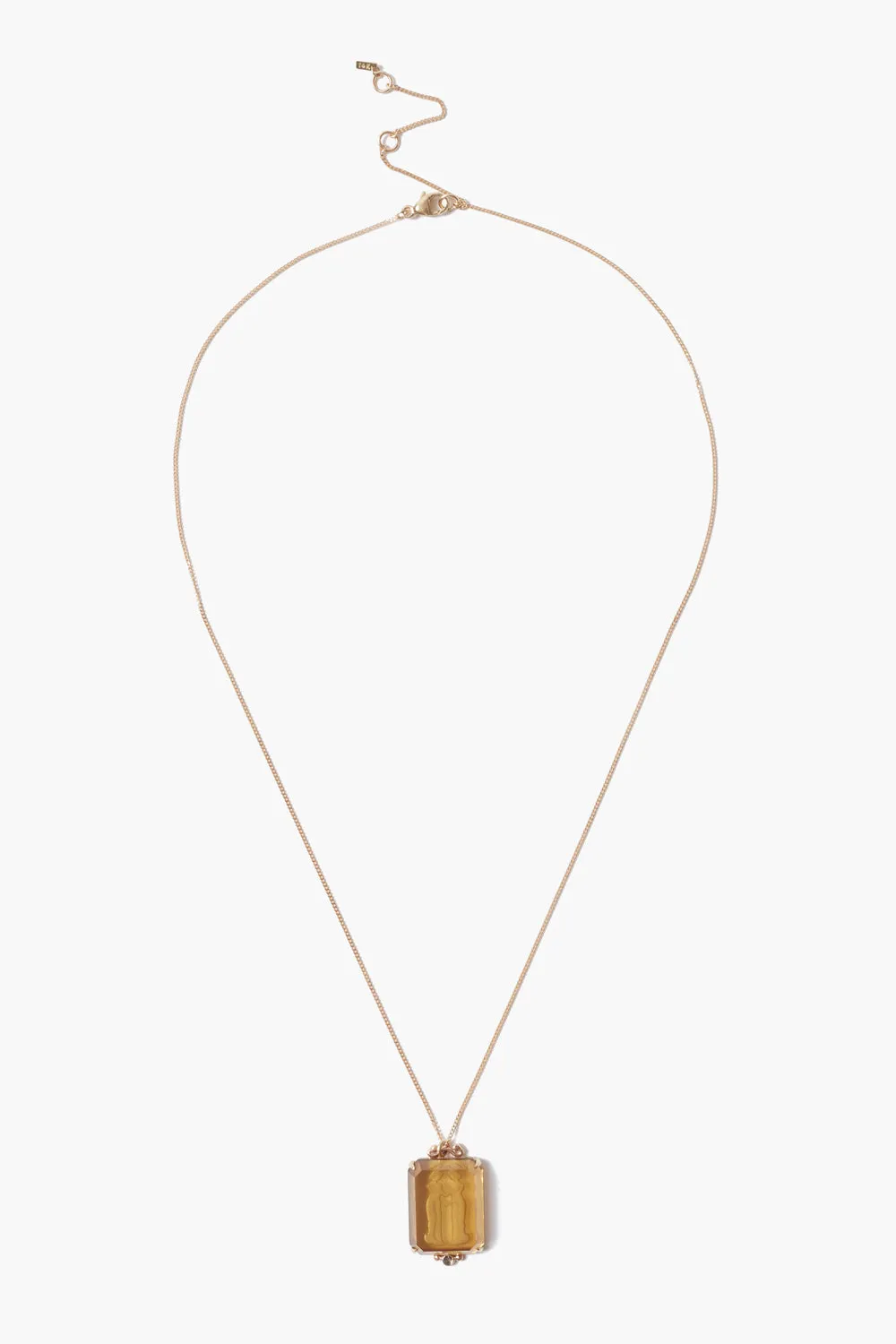 14k Gemini Zodiac Necklace