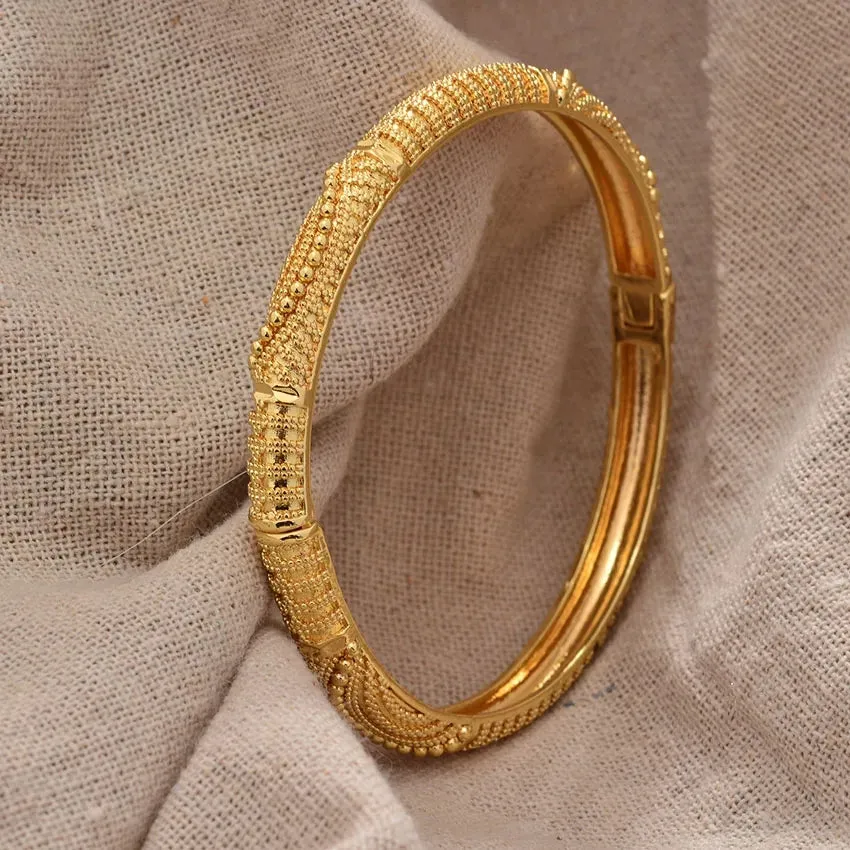 24k Gold Plated Dubai Bangles