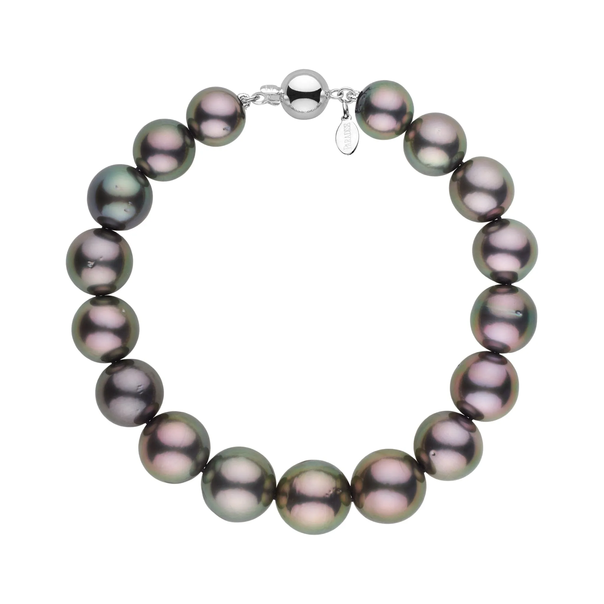 8.5-10.7 mm AA+/AAA Tahitian Round Pearl Bracelet