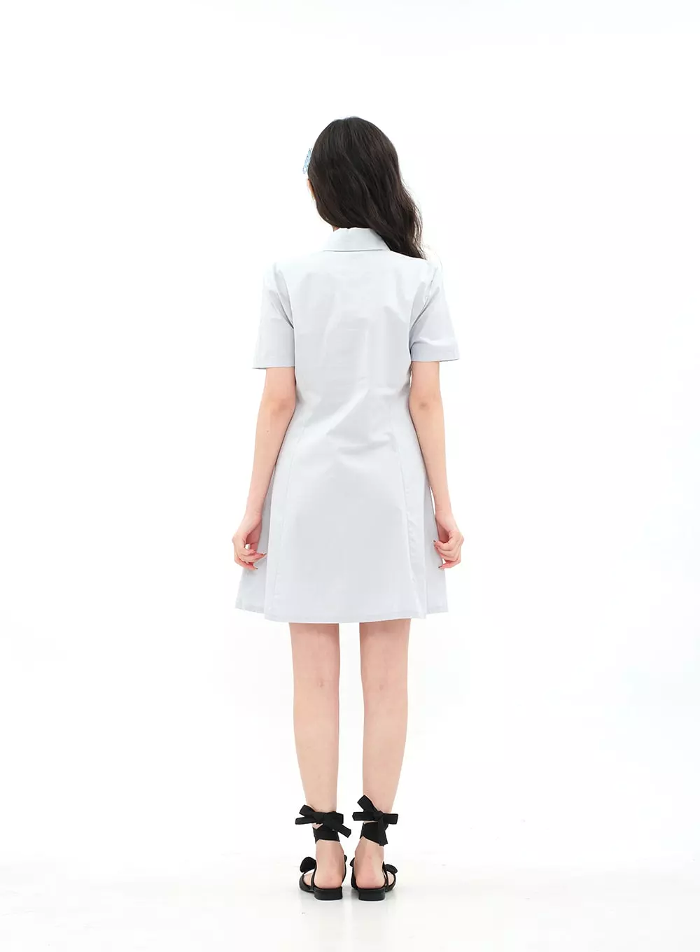 A-line Mini Shirt Dress BA11