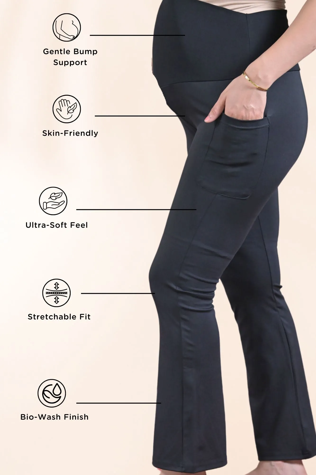 All- Day FORMAL Pant (POLY - BOOTCUT FIT)