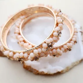 Arora - blush Bangles