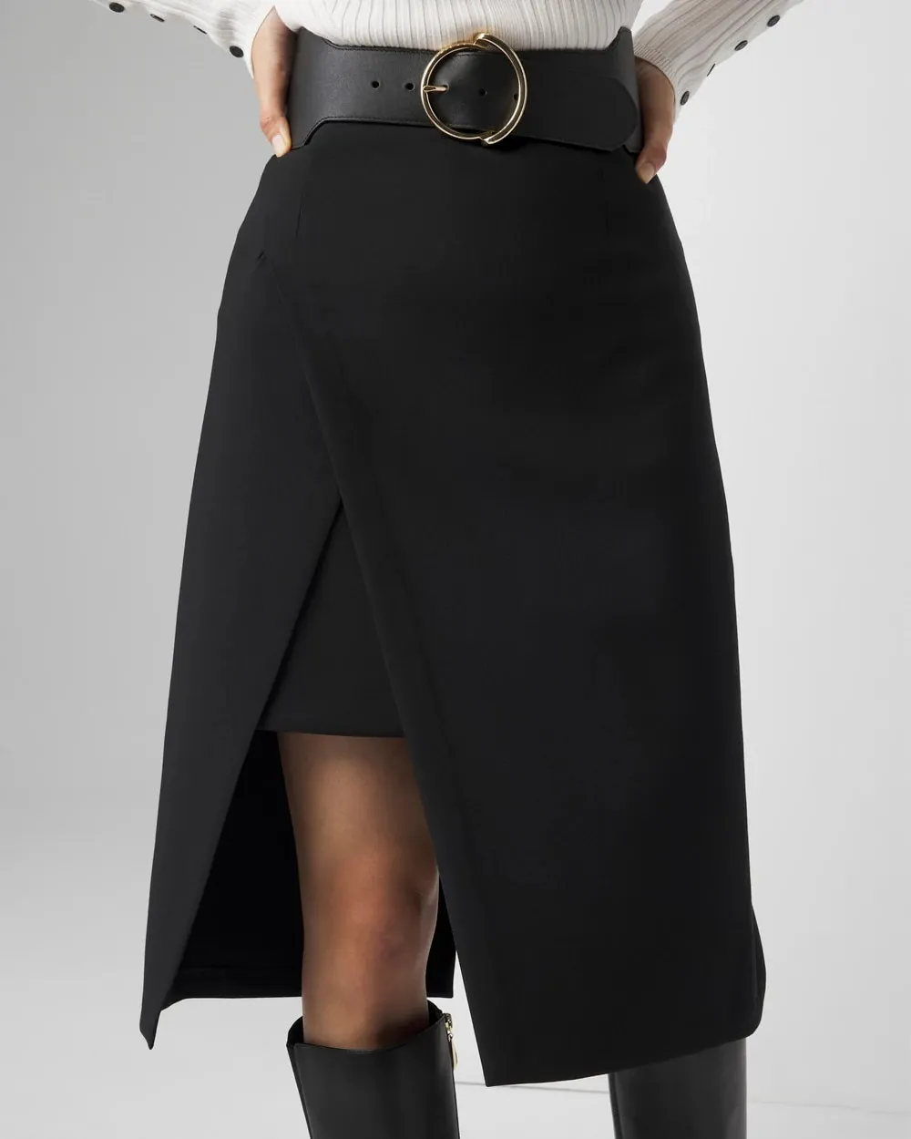 Asymmetrical Pencil Skirt