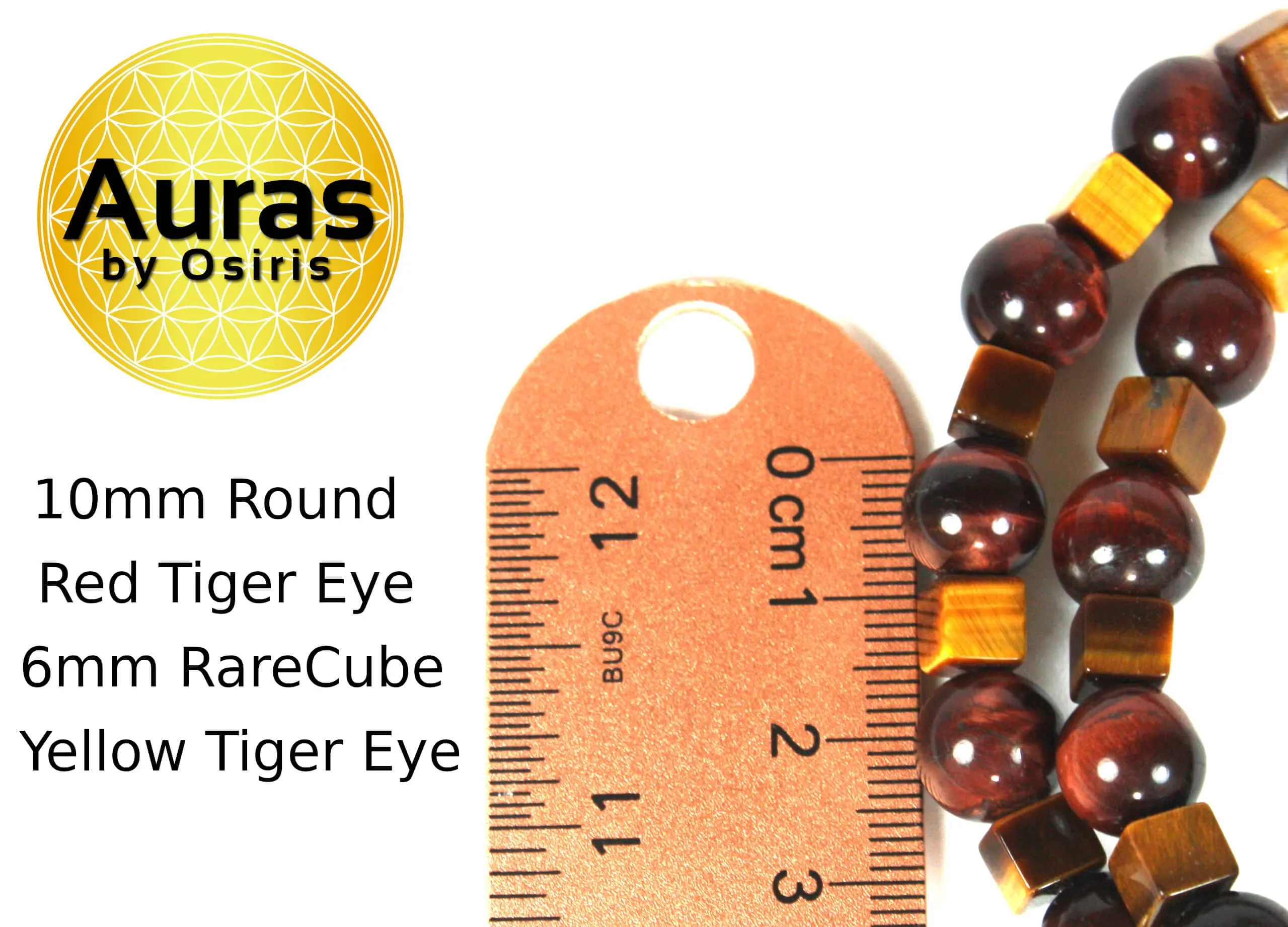 Aztec Style Tribal Necklace Red Tiger Eye Spheres Yellow Tiger Eye Cubes Crystal Beaded Necklace for Men/Women