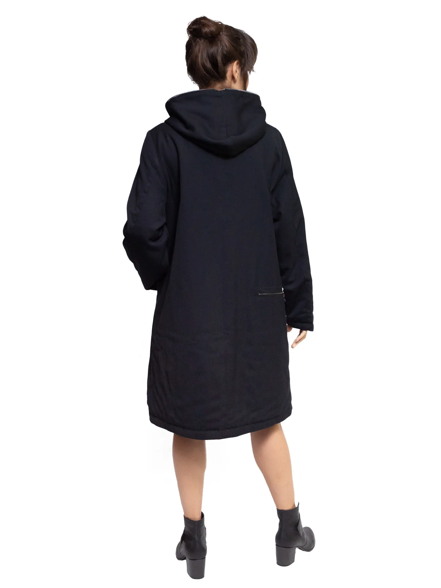 Barbara Yun Coat Black Noir 