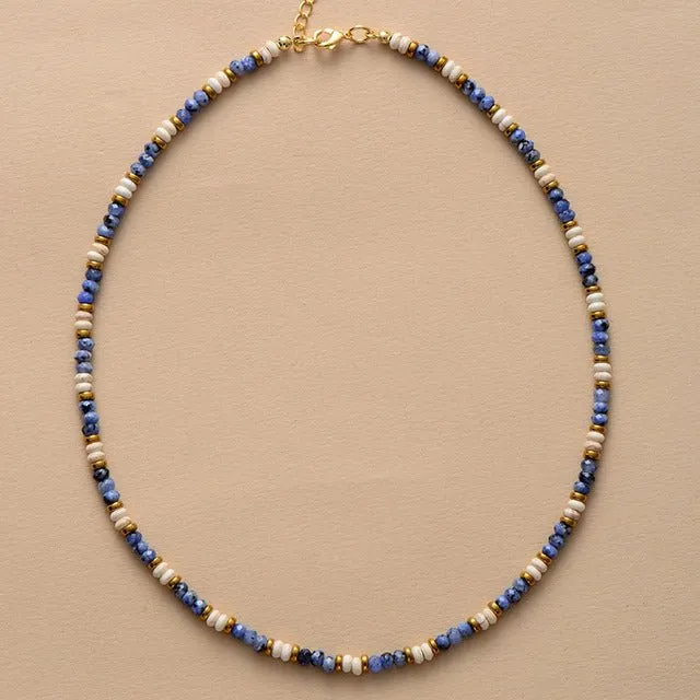 Beaded Harmony Choker Necklace