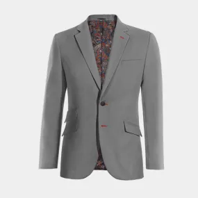  Blazer gris de entretiempo