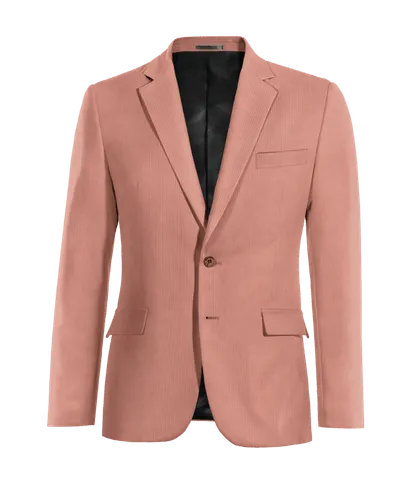  Blazer rosa claro de pana edición limitada