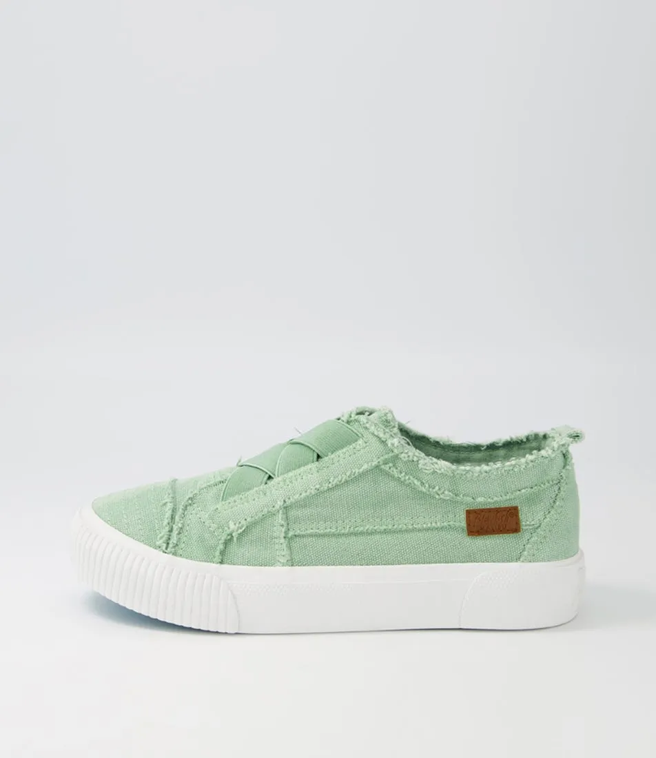 BLOWFISH Create Celadon Canvas Sneakers