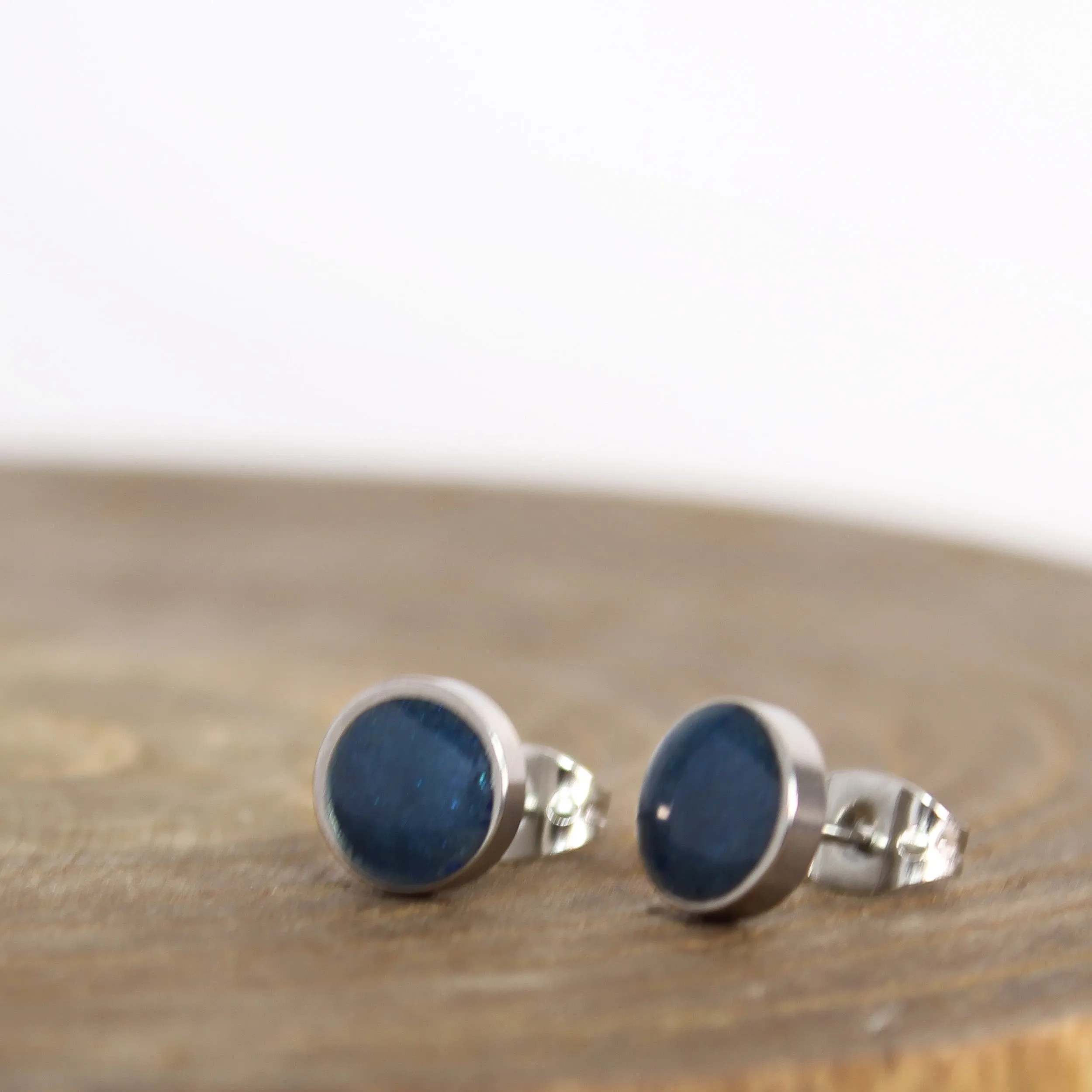 Blue Azurite Earrings