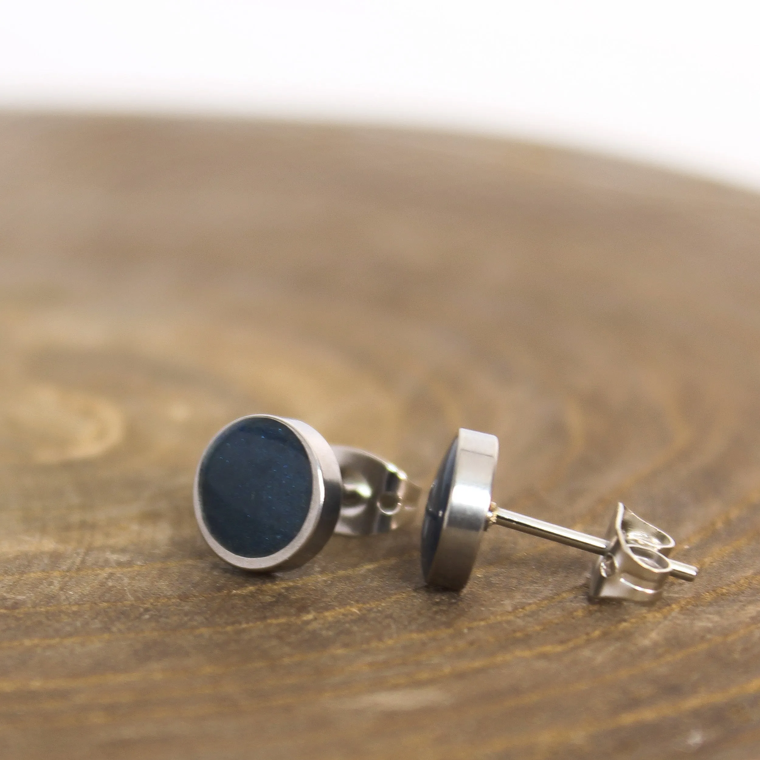 Blue Azurite Earrings