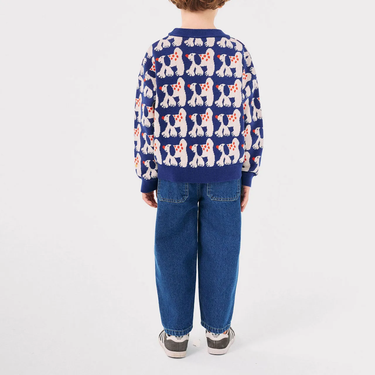 BOBO CHOSES Fairy Dog Logo Sweater - Blue