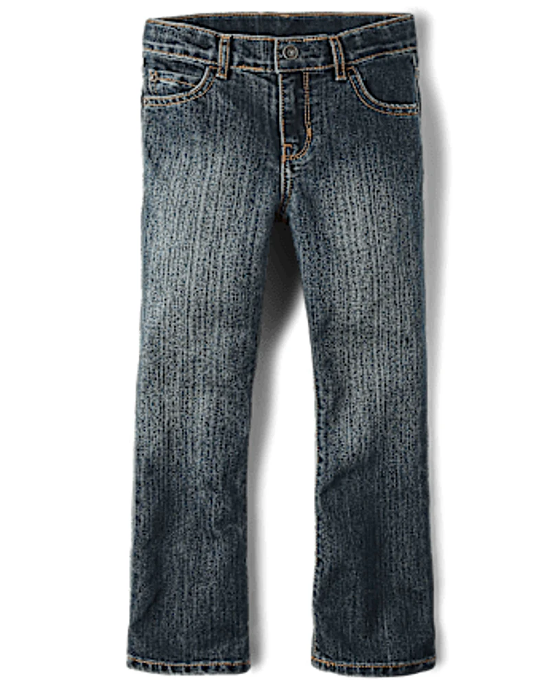 Boys Non-Stretch Bootcut Jeans