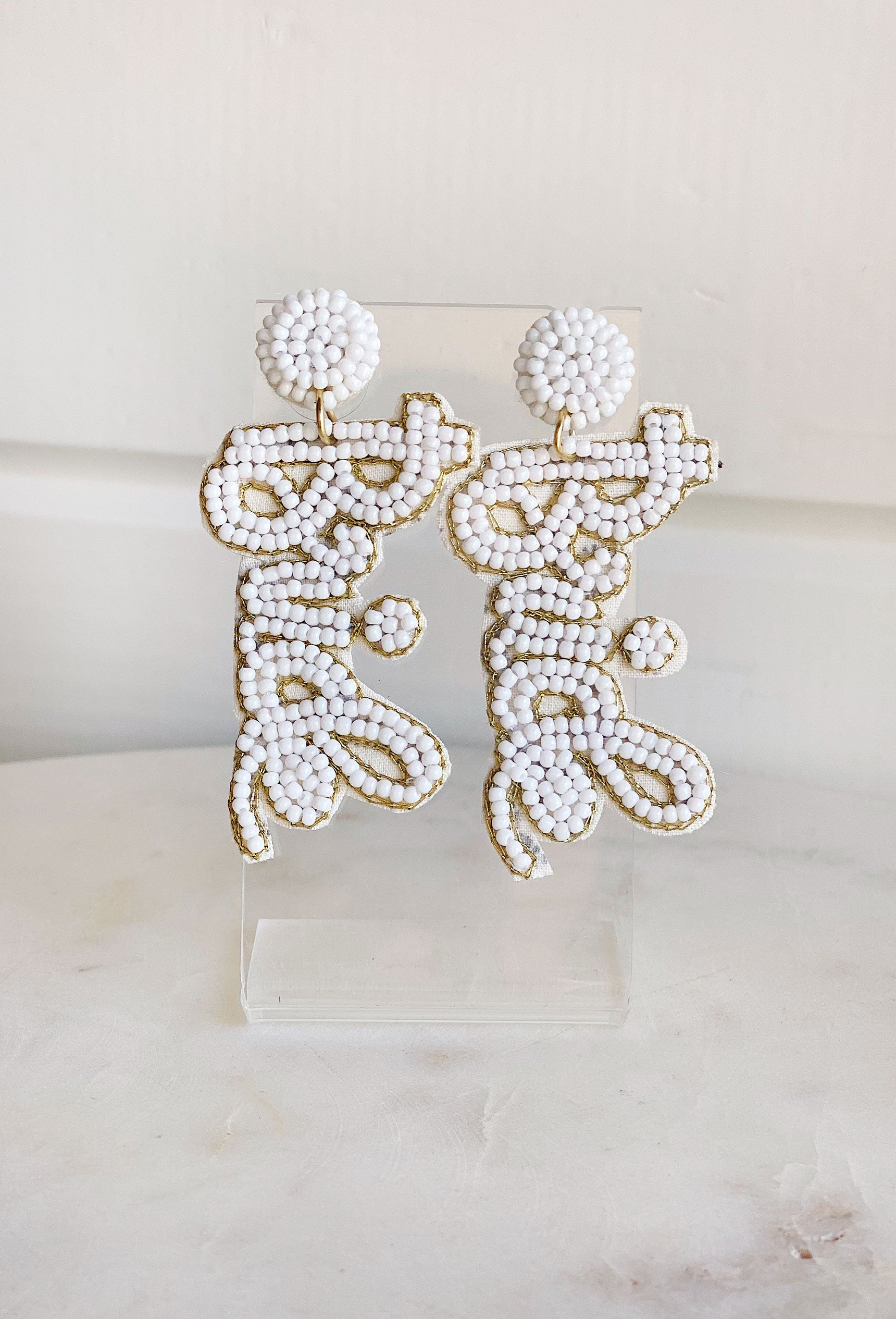 Bride Beaded Earrings