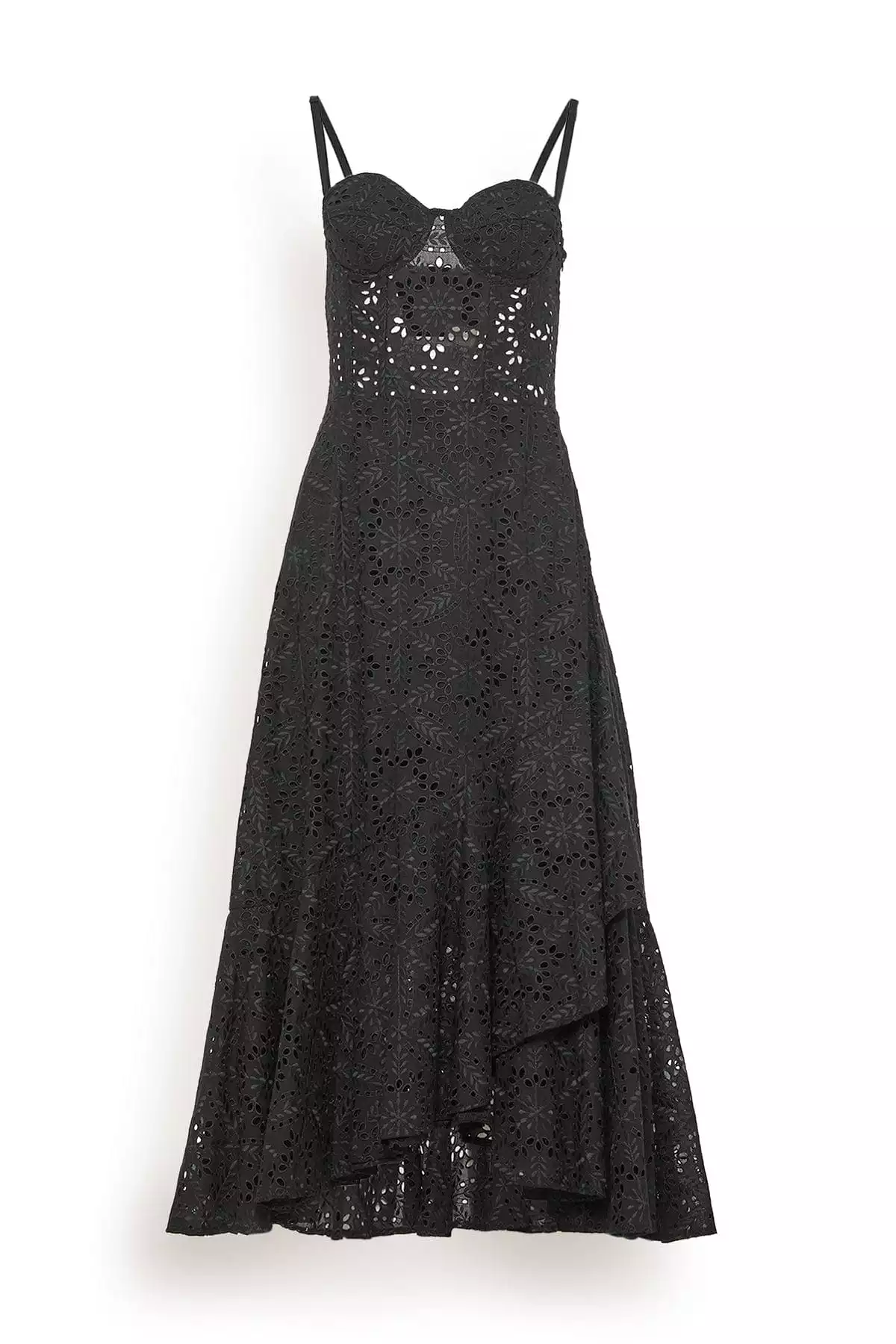 Castille Dress in Noir