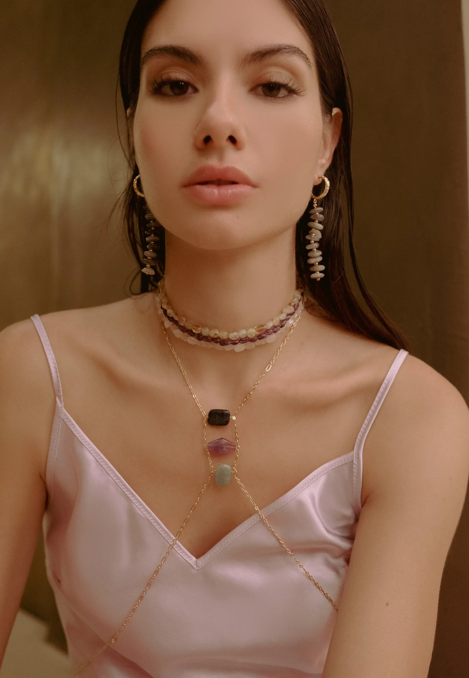 Choker Mizu Rosa