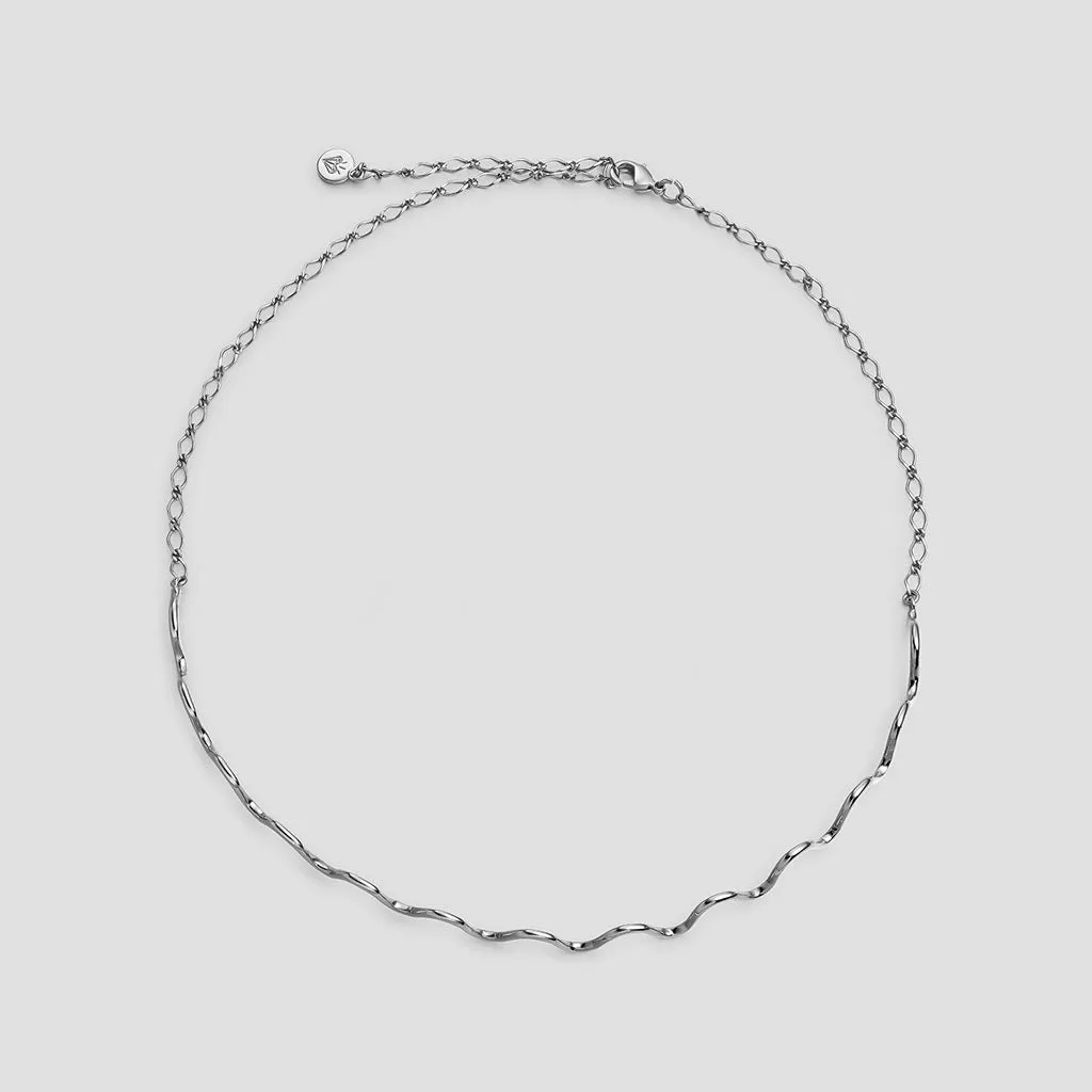 Choker ONDAS plata