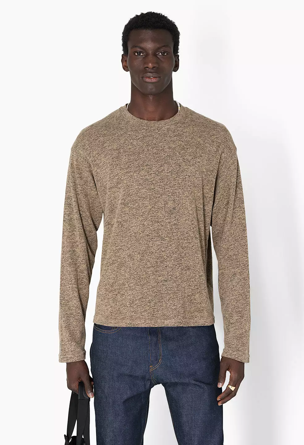 Co-Mix Cropped LS Tee / Desert Sand