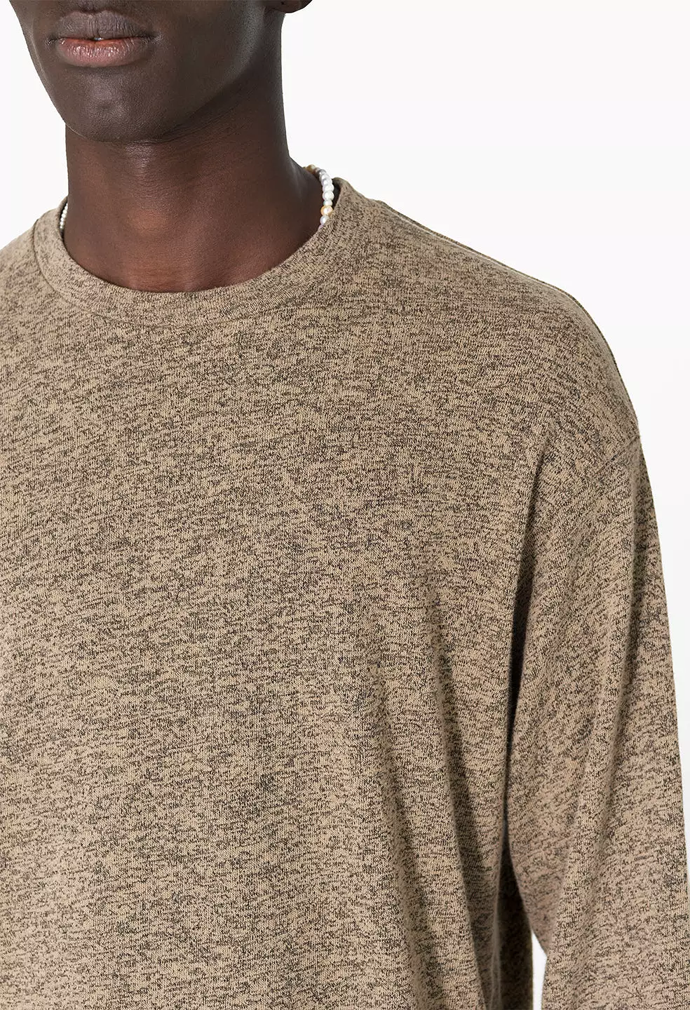 Co-Mix Cropped LS Tee / Desert Sand