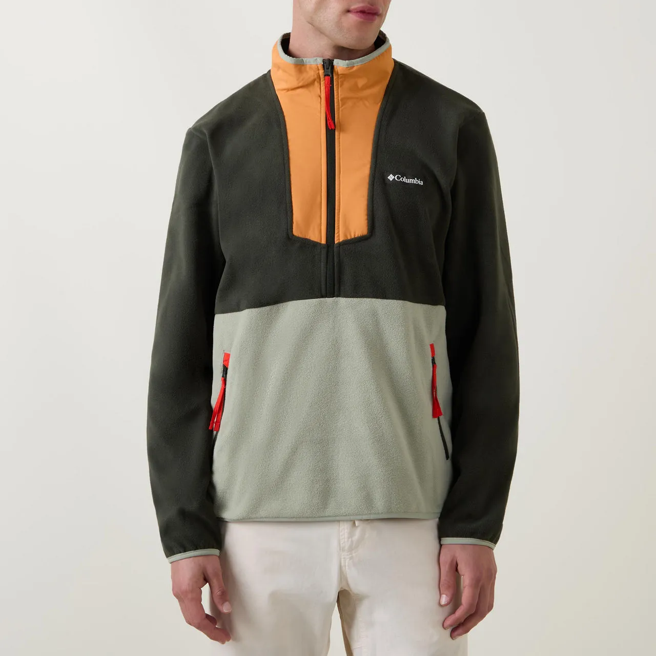 COLUMBIA Sequoia Half-Zip Fleece Sweater - Green