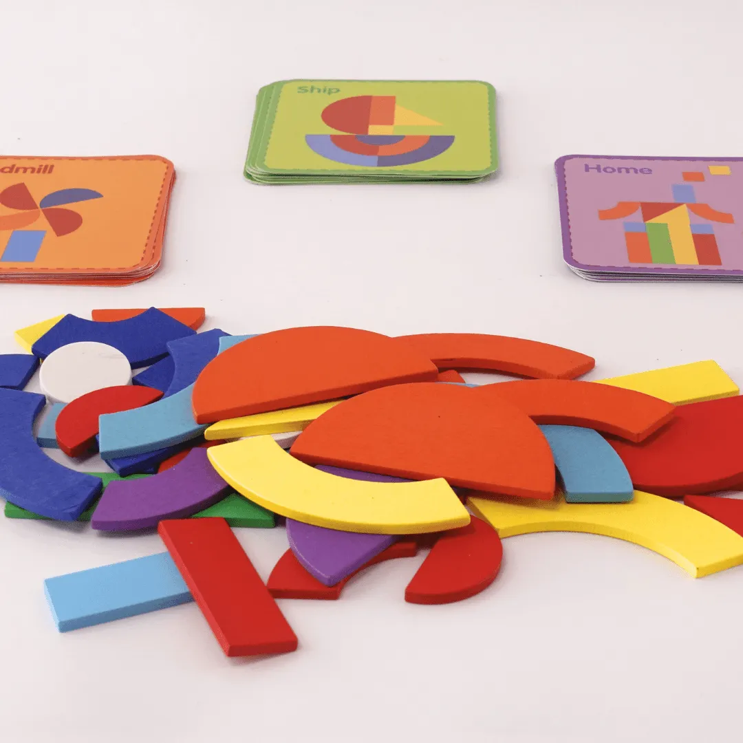 COMBO of 2 Ohye Montessori Puzzle, 37 Pieces, 40 Pieces