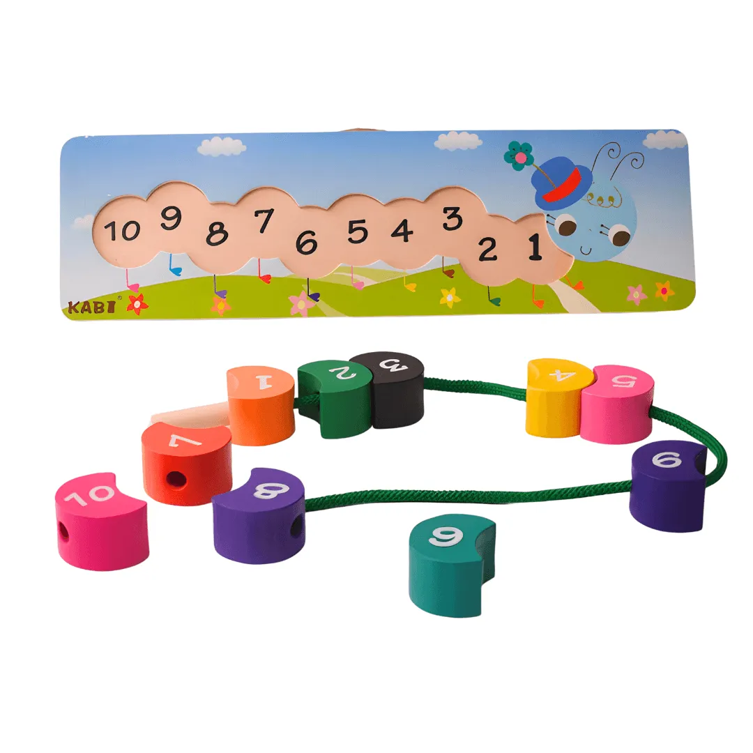 Combo of Animals/Vehicles Shaped Puzzle 3D- 1, caterpillar Number lacing-1 (Random design & colours will be send)