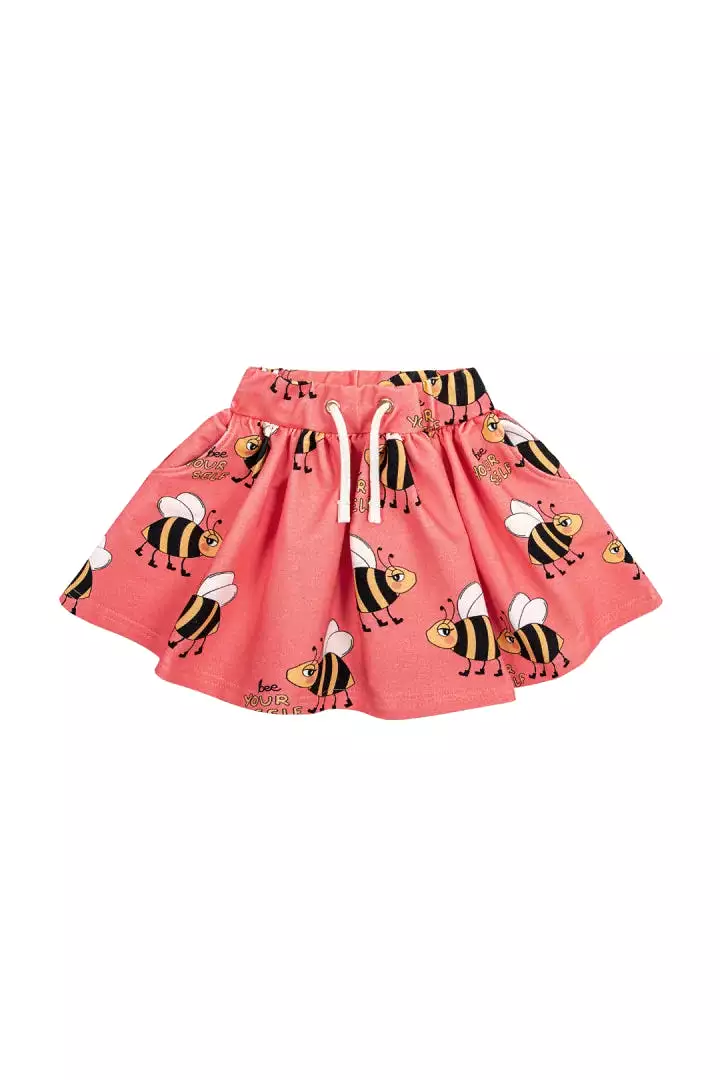 Dear Sophie Bee Coral Skirt