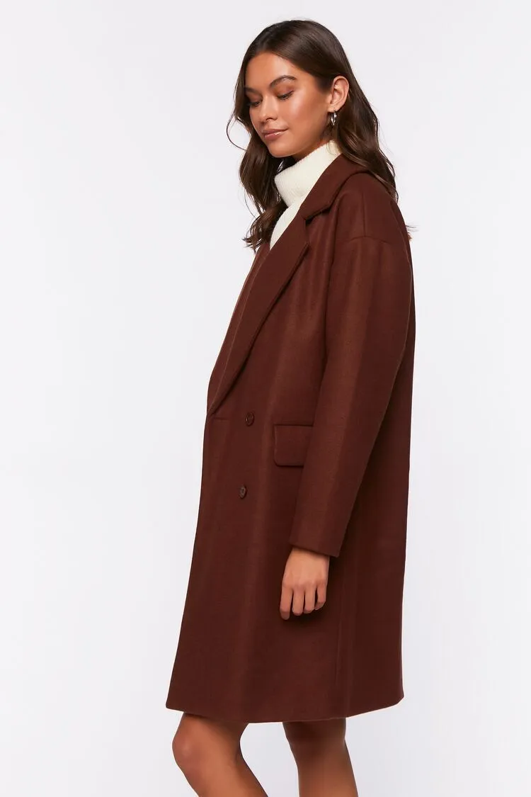 Double-Breasted Duster Coat