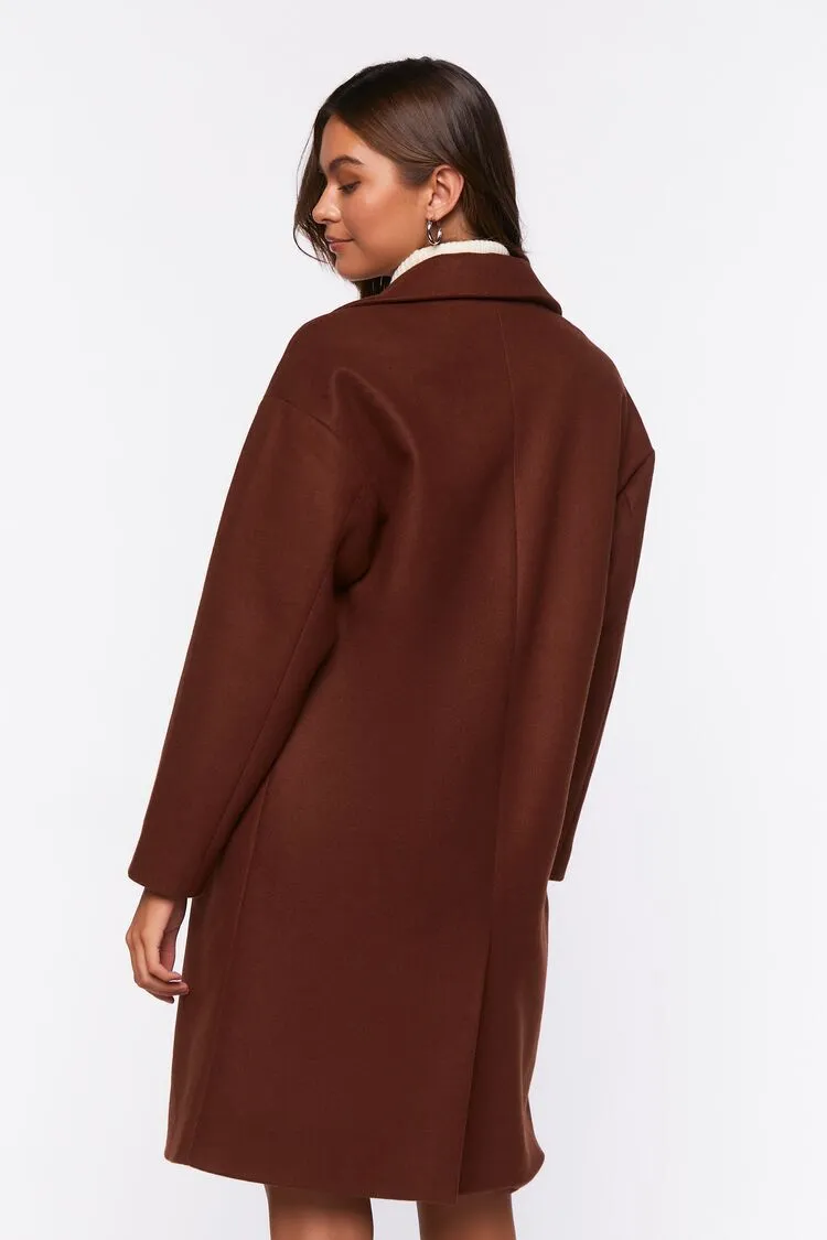 Double-Breasted Duster Coat