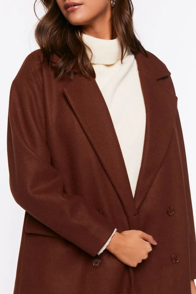 Double-Breasted Duster Coat