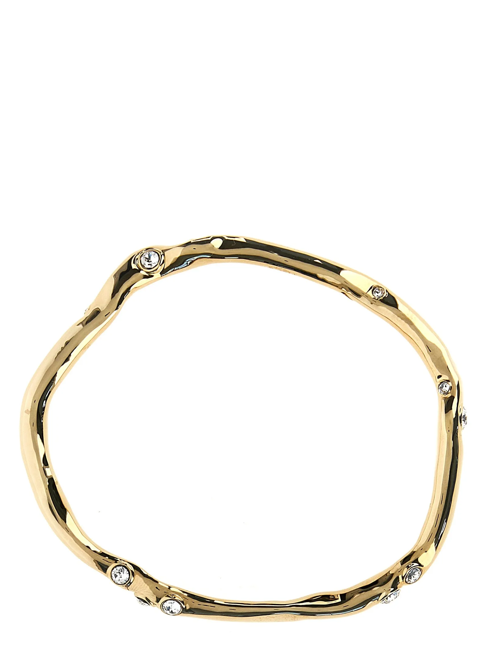 Embedded Bangles Jewelry Gold