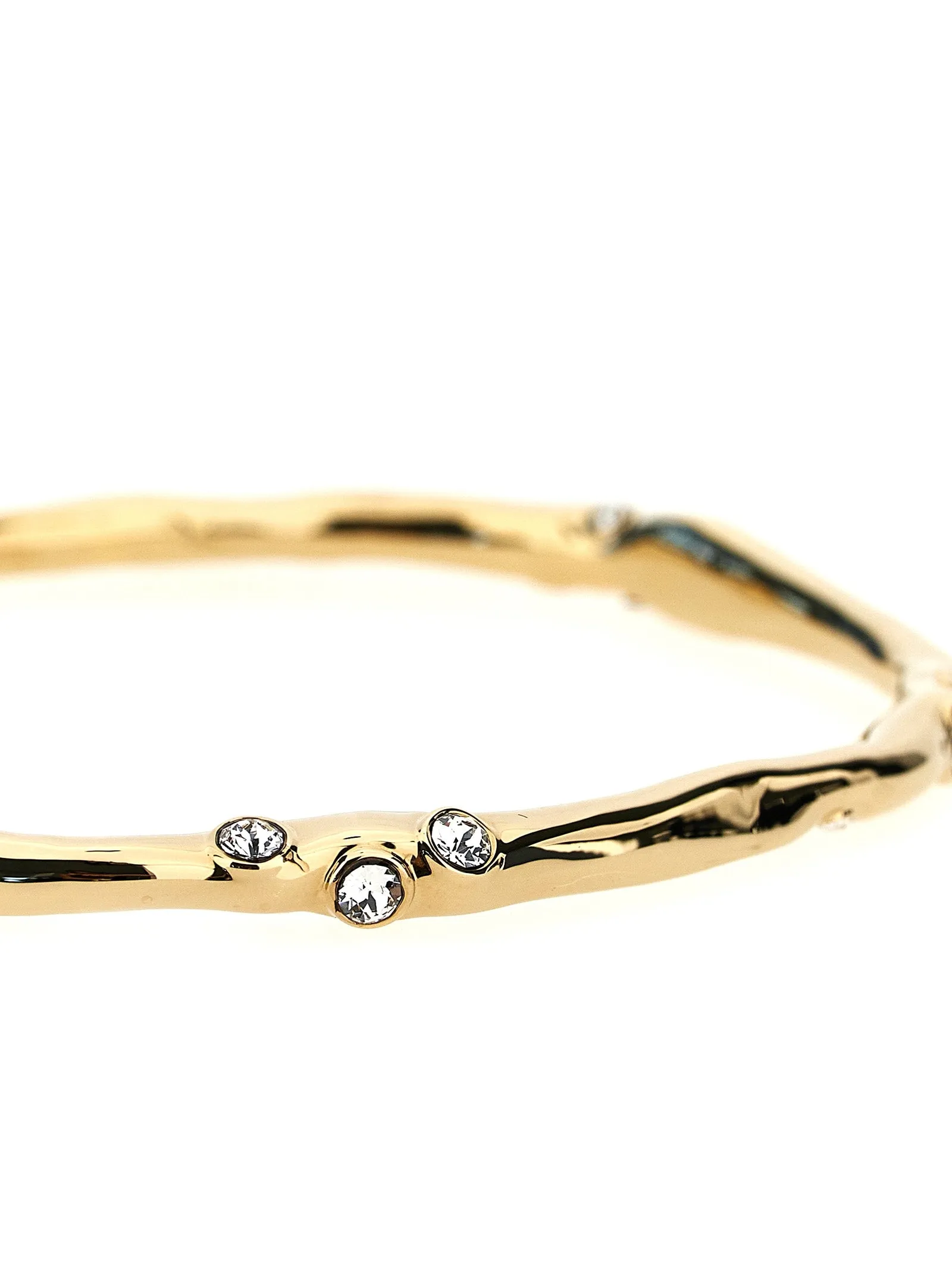 Embedded Bangles Jewelry Gold