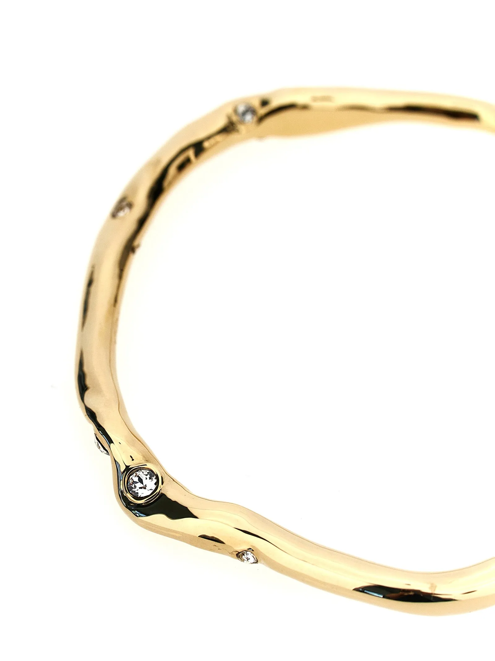 Embedded Bangles Jewelry Gold