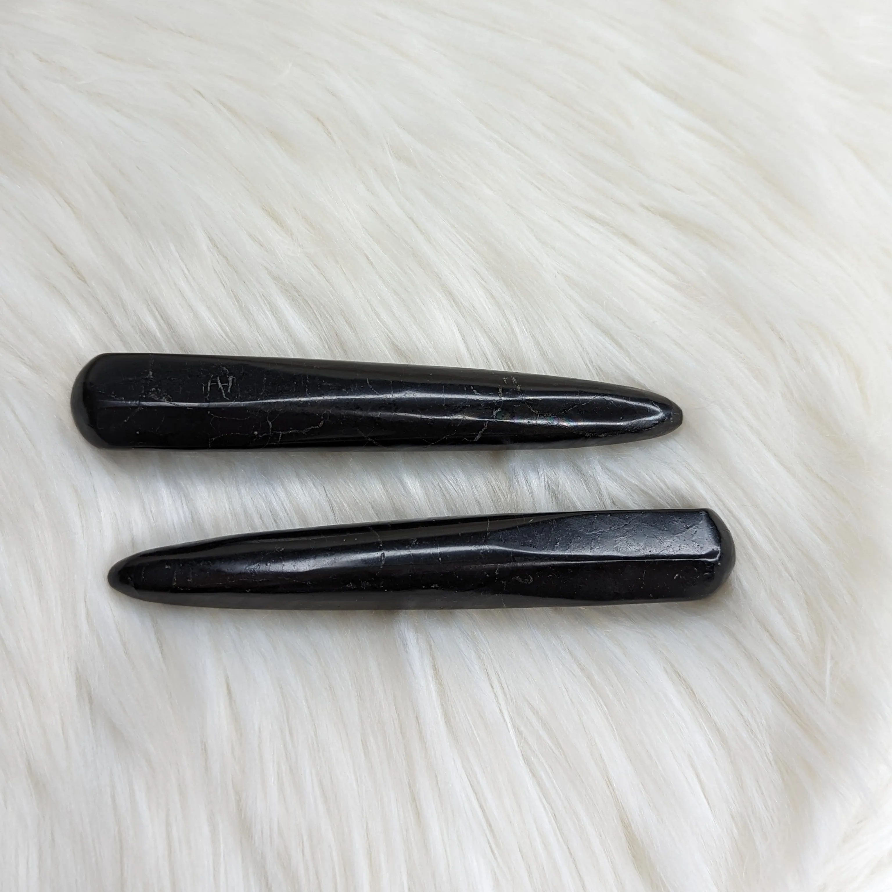 EMF Protection~ Polished Shungite Massage Wand~