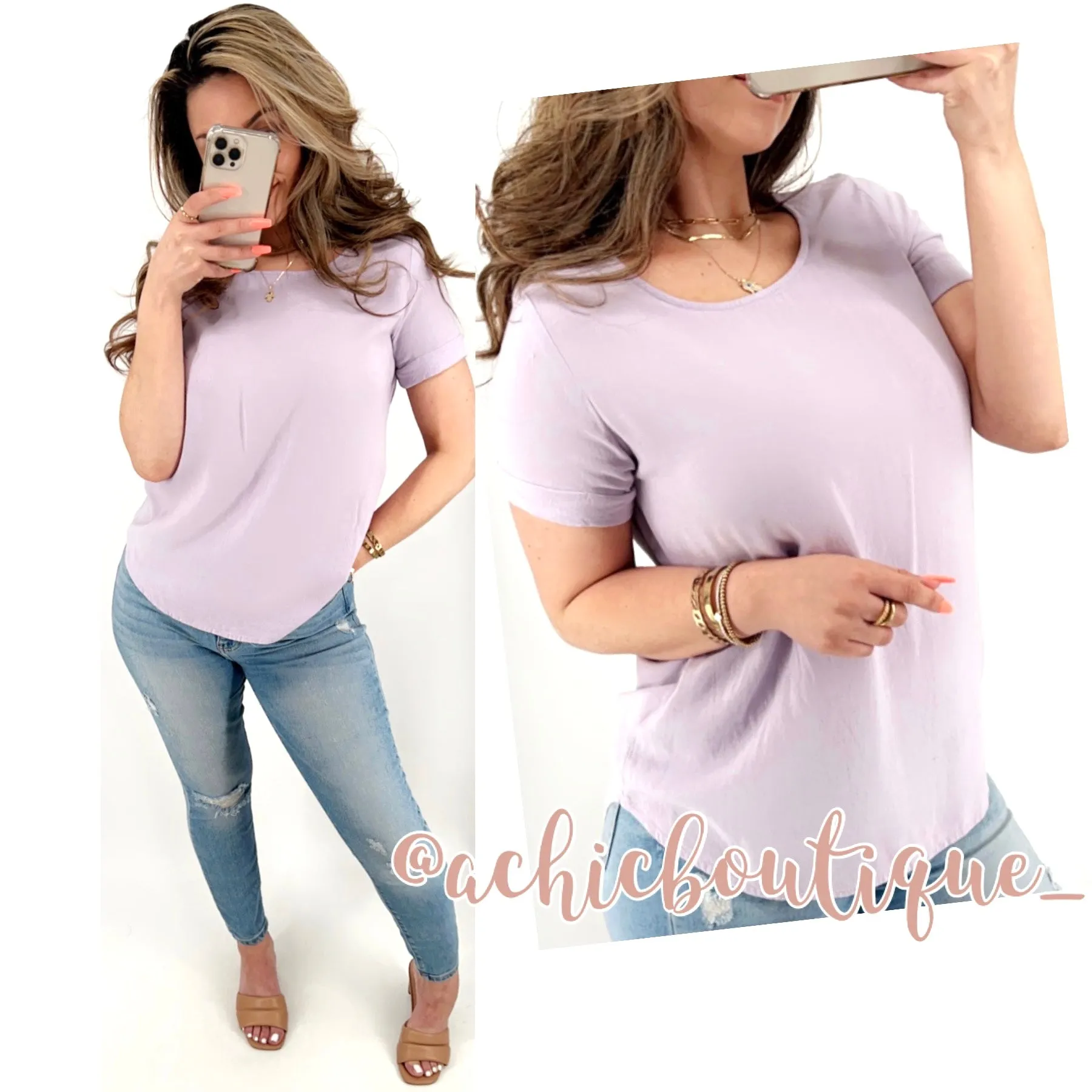 Emmy Blouse- Lilac