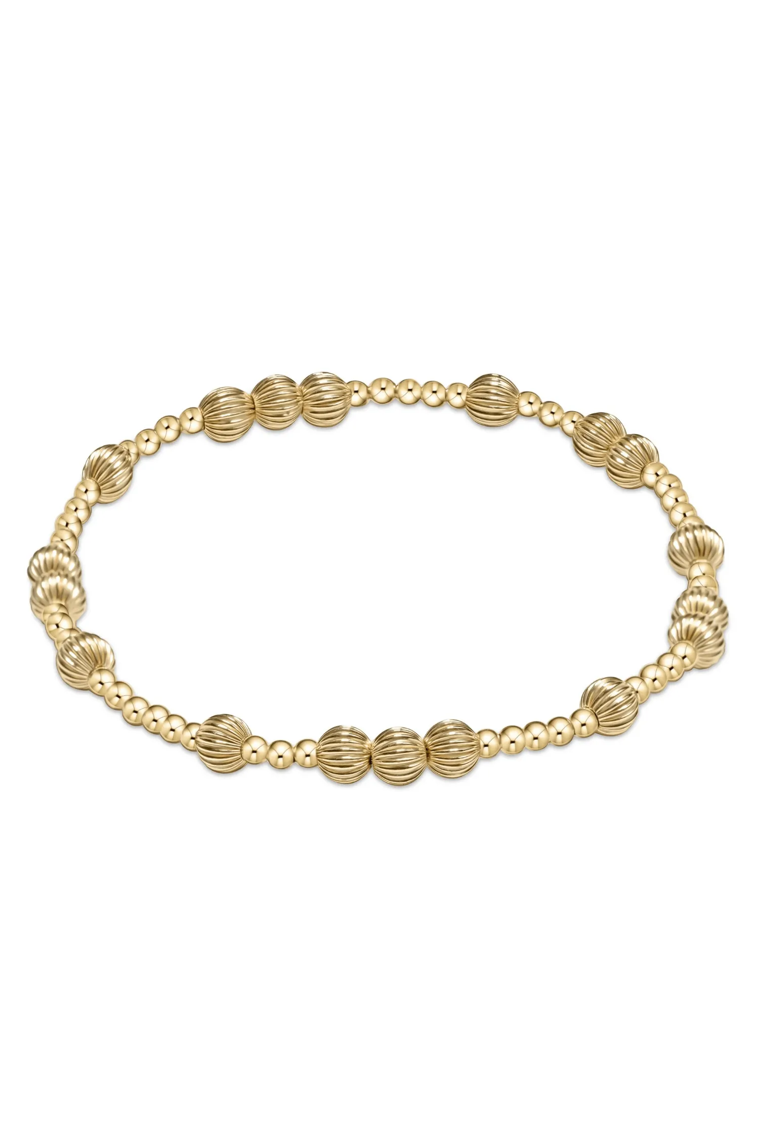 Enewton Extends-- Hope Unwritten Dignity 5mm Bead Bracelet-- Gold