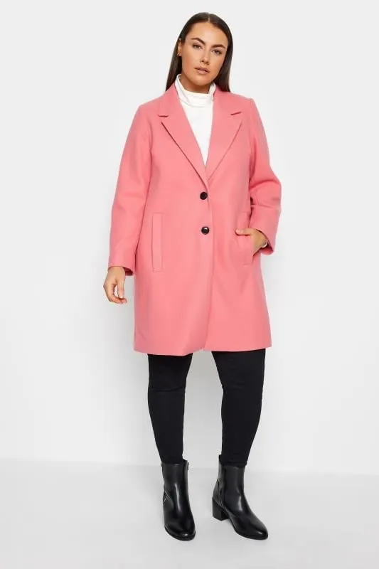 Evans Pink Formal Coat