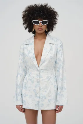 FOR LOVE & LEMONS | Chantal Blazer Dress - Blue