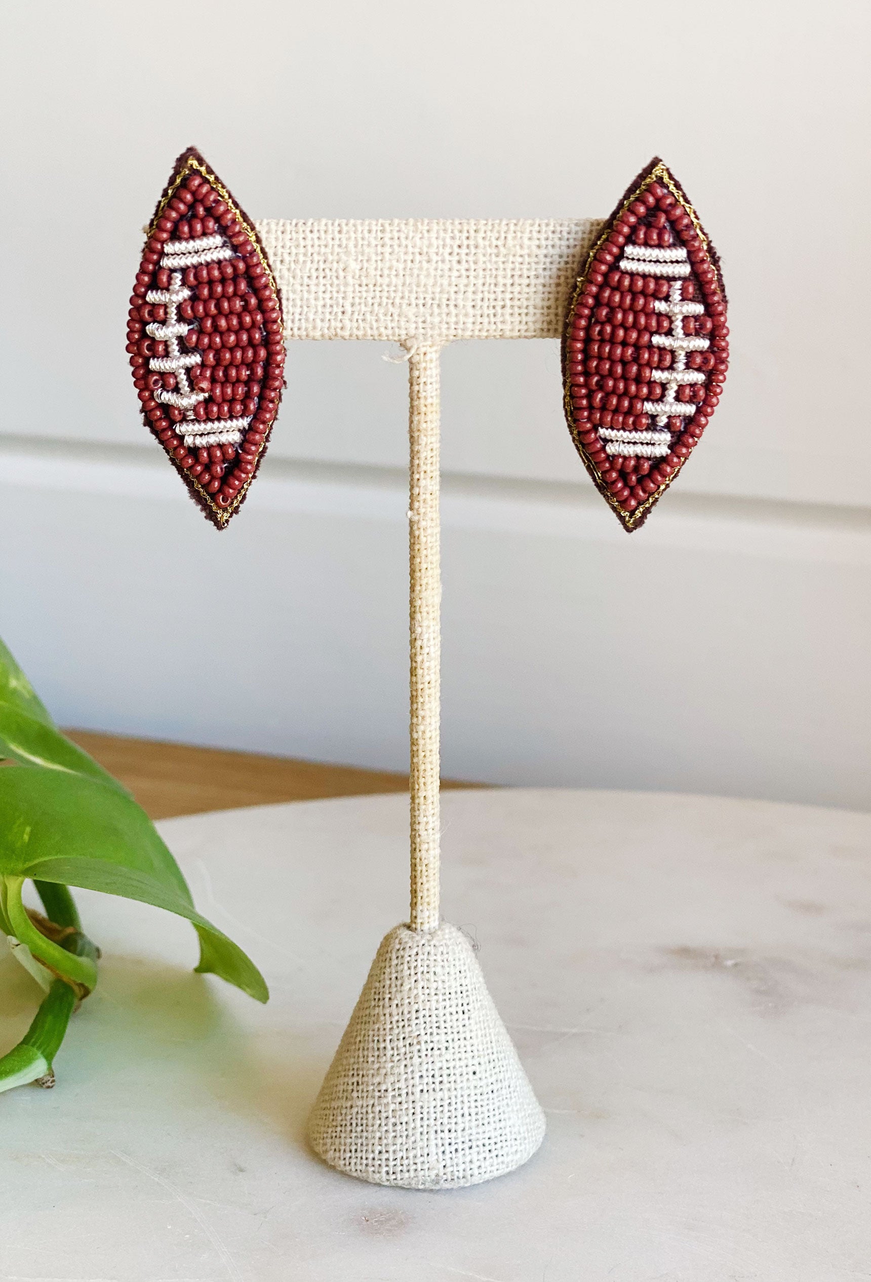 Friday Night Lights Beaded Earring