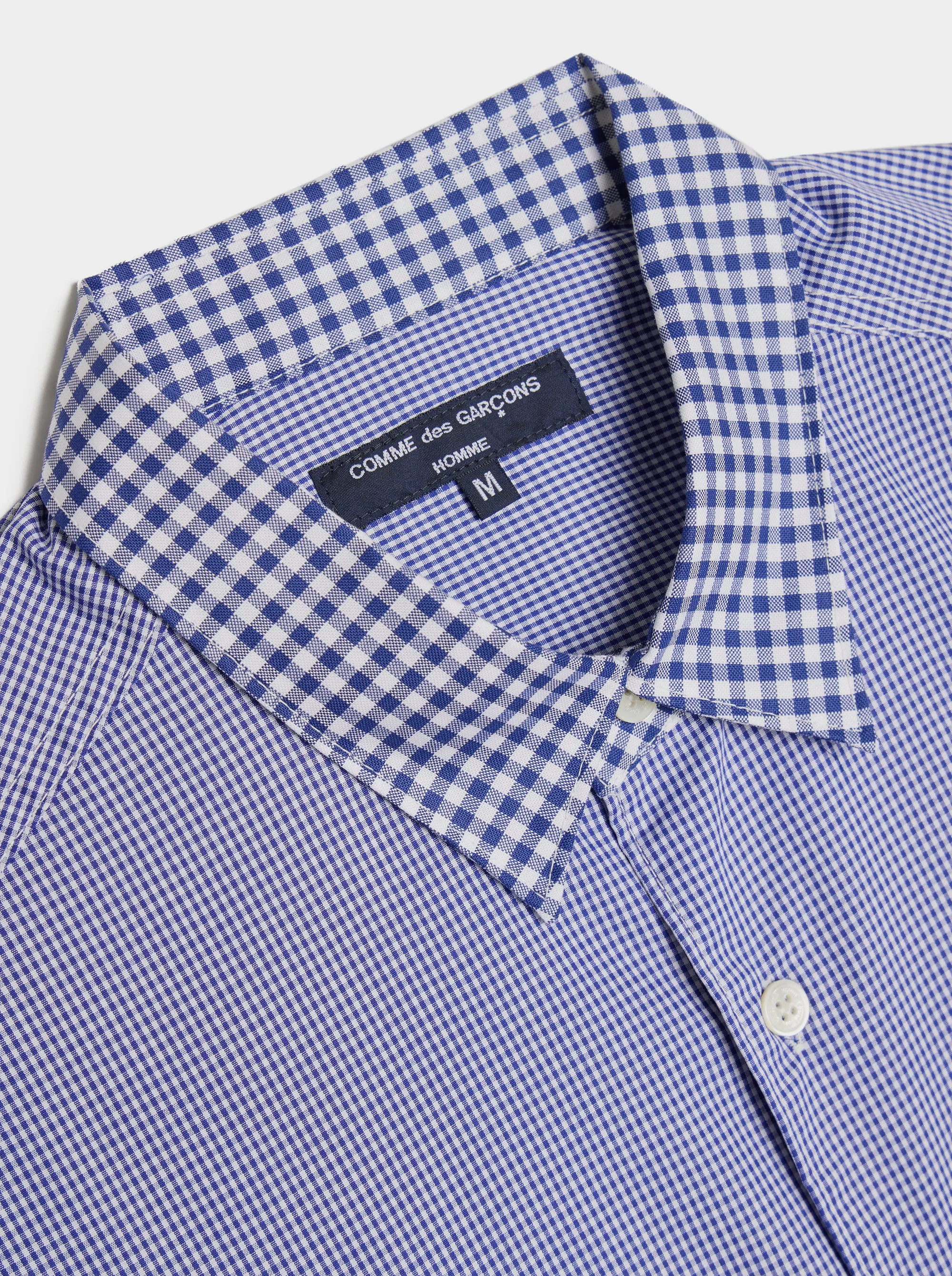 Gingham Check Shirt, Blue