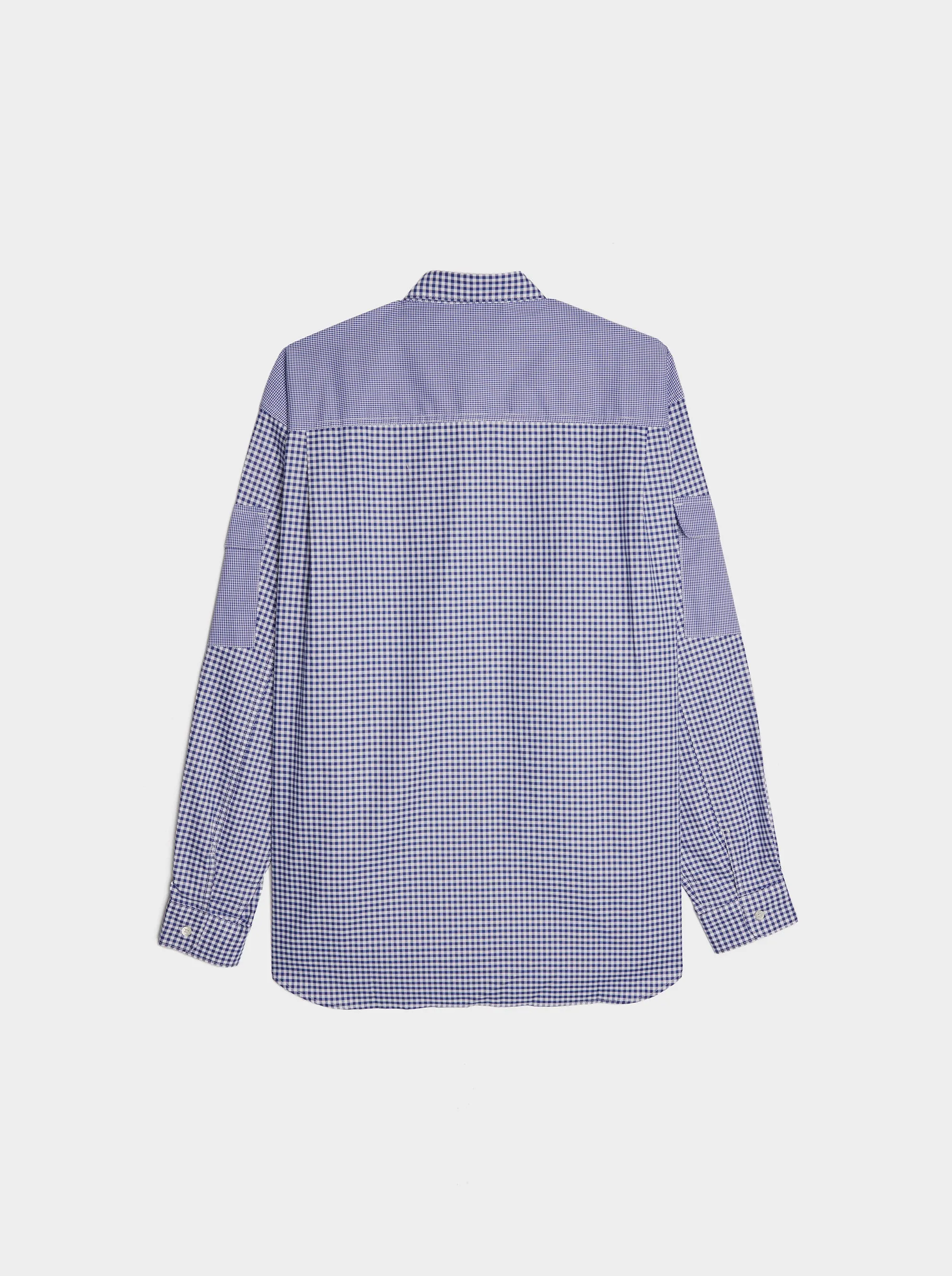 Gingham Check Shirt, Blue