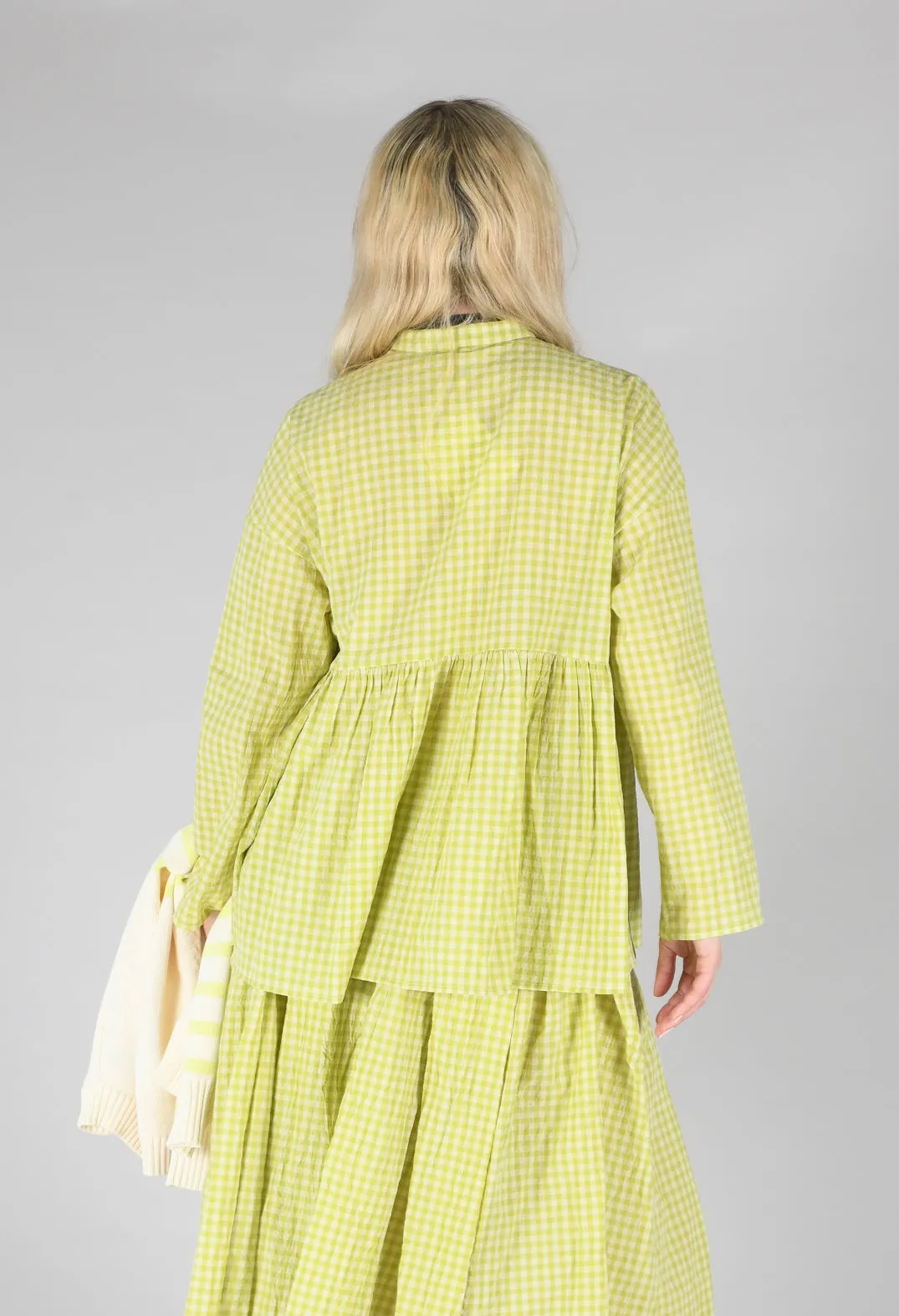 Gingham Shirt in Pistachio