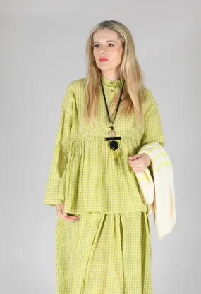 Gingham Shirt in Pistachio