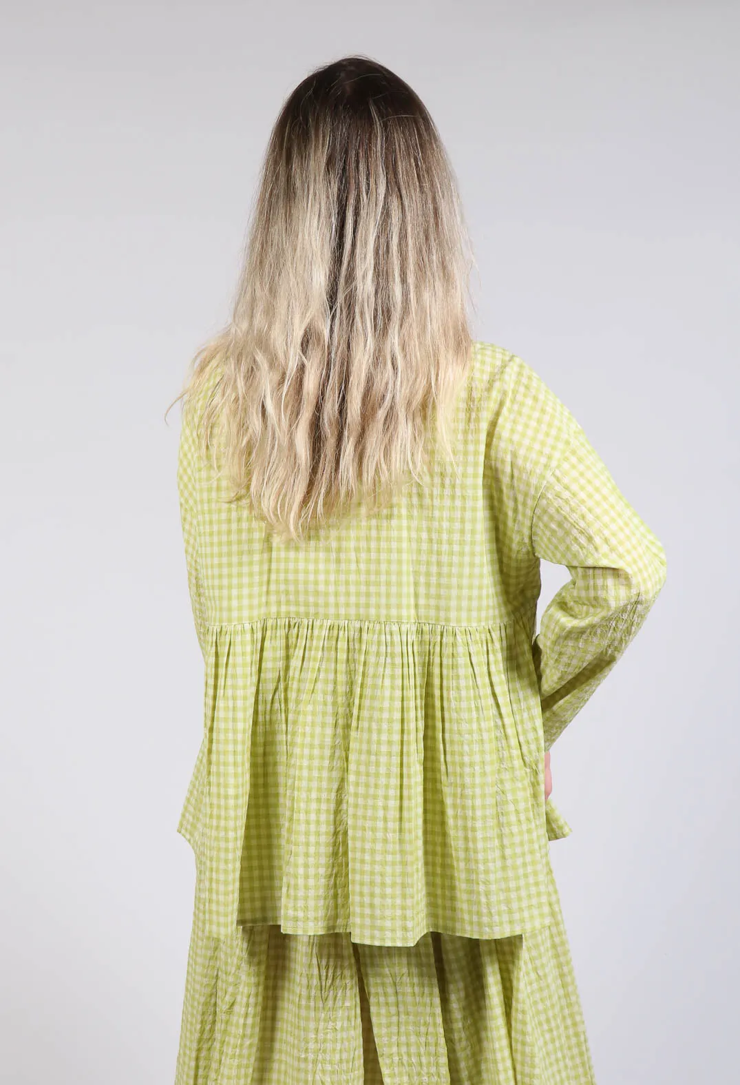 Gingham Shirt in Pistachio