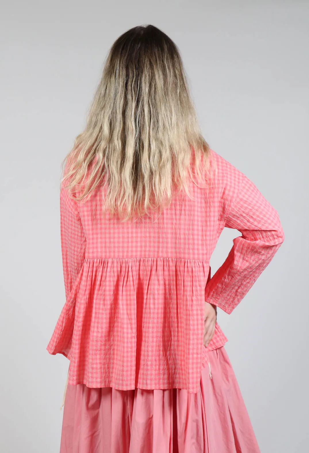 Gingham Shirt in Strawberry