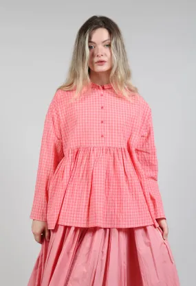 Gingham Shirt in Strawberry