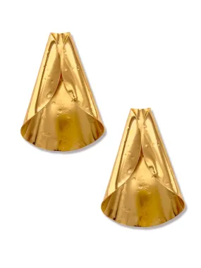 Gold Connie Post Earrings