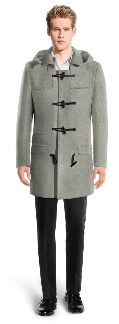 Gray Duffle coat