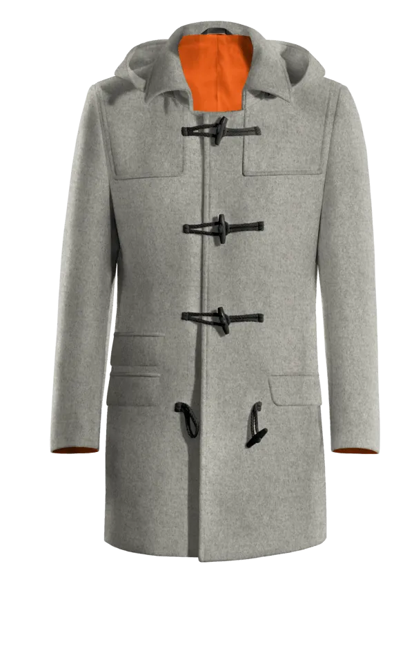 Gray Duffle coat