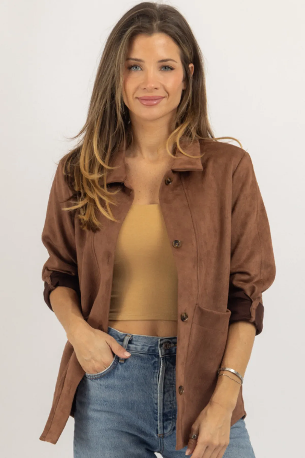 HAZEL SUEDE JACKET